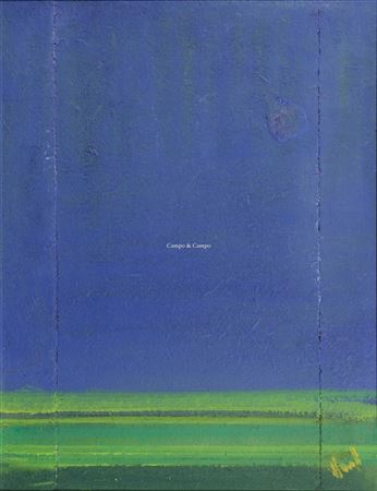 Paysage bleu