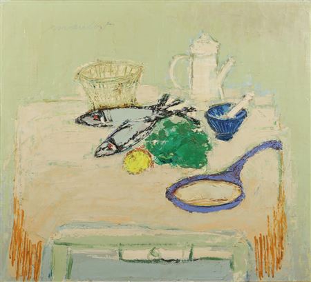 Nature morte au poisson by Robert Maufort - Auction record, sale price, and art valuation. Compare with similar artists and explore comparable artworks.