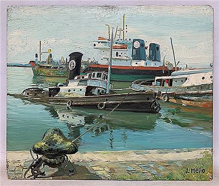 Sample artwork by Luis Mello (Born 1954), known for painting - View similar artists and auction records