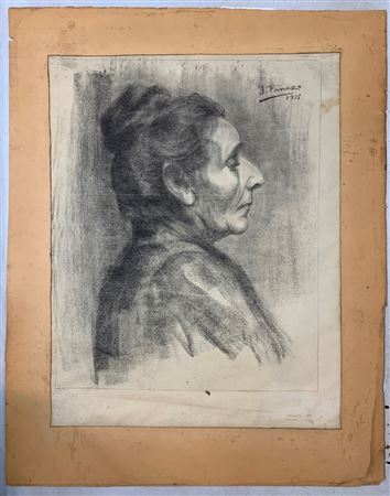 "Dama de perfil"