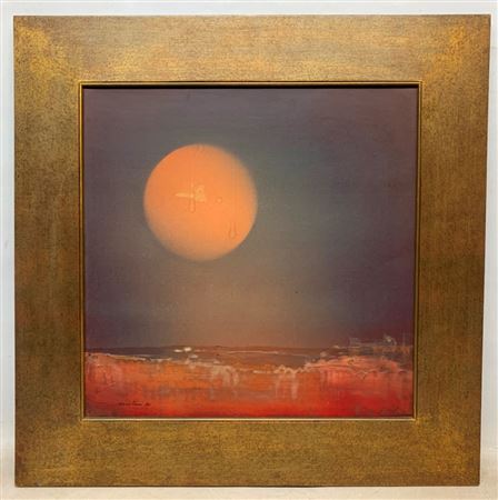 "Paisaje con luna"