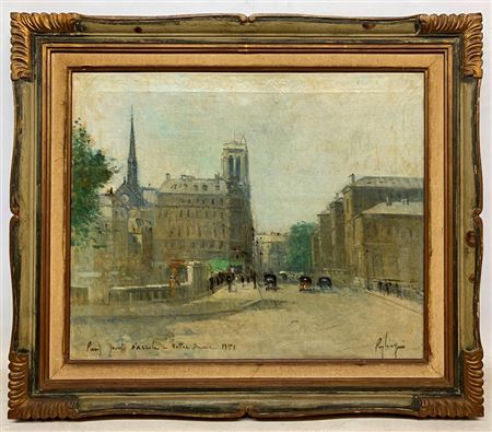 Sample artwork by Francesco Pagliazzi (1910 - 1988), known for painting - View similar artists and auction records
