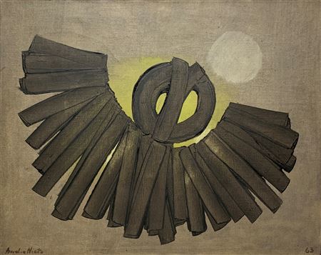Owl Number 5 by Amailia Nieto - Auction record, sale price, and art valuation. Compare with similar artists and explore comparable artworks.