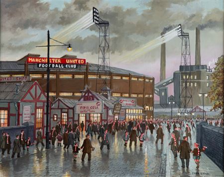 ‘Manchester United 1968’ by Steven Scholes - Auction record, sale price, and art valuation. Compare with similar artists and explore comparable artworks.
