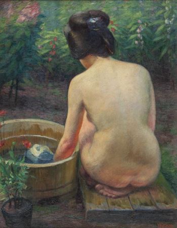 Sample artwork by Yoshihiko Kumaoka (20th century), known for painting - View similar artists and auction records