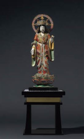 Statue of Kisshoten by Fuzan Hirano - Auction record, sale price, and art valuation. Compare with similar artists and explore comparable artworks.