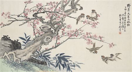 Plum Blossoms and Birds