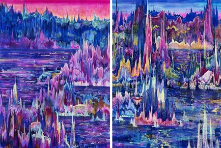 Boundless Ocean - Vast Sky (Diptych)