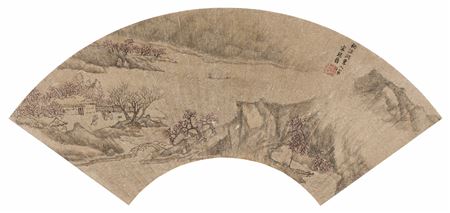 Rivershore with Peach Blossoms