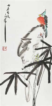 Bird on Bamboo