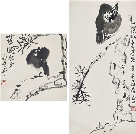 Birds on Pine Tree (2)