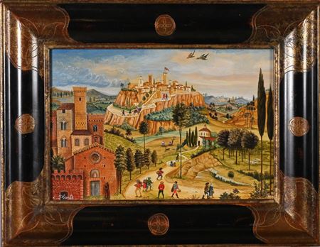 Oiseaux bleus de Toscane.