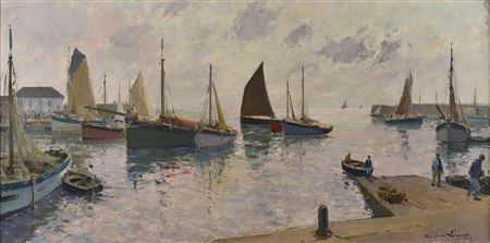 Sample artwork by Paul Lecomte (1877 - 1950), known for painting - View similar artists and auction records