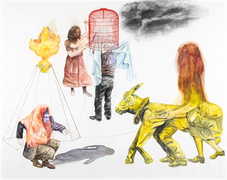 Sample artwork by Mohamed Lekleti (Born 1965) - View similar artists and auction records
