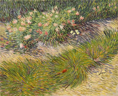Coin de jardin avec papillons - Image 1 of 4