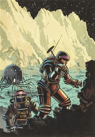BY SPACESHIP TO THE MOON by Jack Coggins - Auction record, sale price, and art valuation. Compare with similar artists and explore comparable artworks.