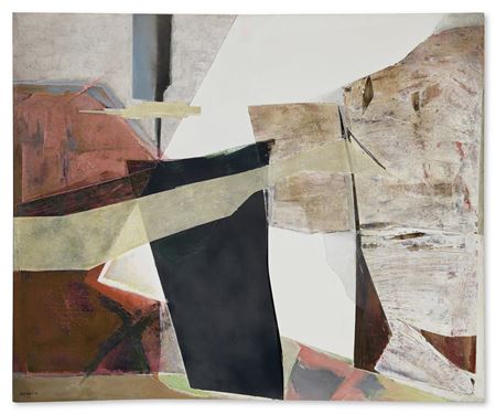 Sample artwork by Maria Luisa Pacheco (1919 - 1982), known for abstract landscape, figure painting - View similar artists and auction records