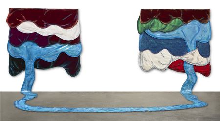 Sample artwork by Leda Catunda (Born 1961), known for painting - View similar artists and auction records
