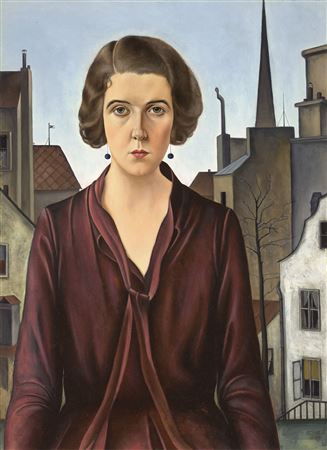 Sample artwork by Christian Schad (1894 - 1982), known for abstract and realist portrait and landscape painting, printmaking, photography - View similar artists and auction records