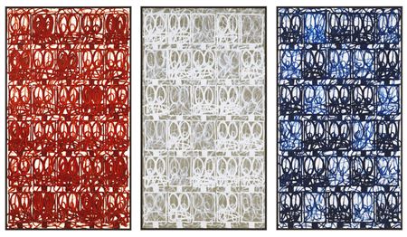 Triptych "Box of Rain" by Rashid Johnson - Auction record, sale price, and art valuation. Compare with similar artists and explore comparable artworks.