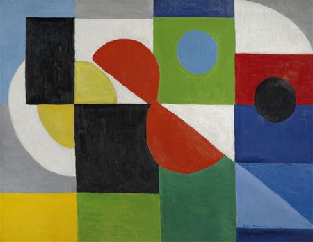 Rythme-Couleur (no. 132) by Sonia Terk Delaunay - Auction record, sale price, and art valuation. Compare with similar artists and explore comparable artworks.