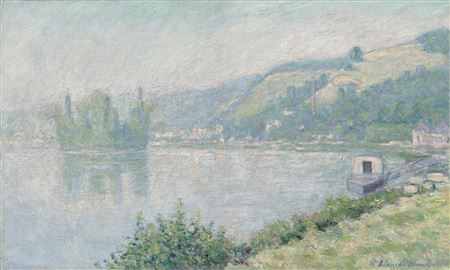 Sample artwork by Blanche Hoschede Monet (1865 - 1947), known for impressionist landscapes, vibrant colors, capturing luminous and atmospheric variations - View similar artists and auction records