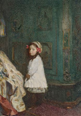 Girl in an interior