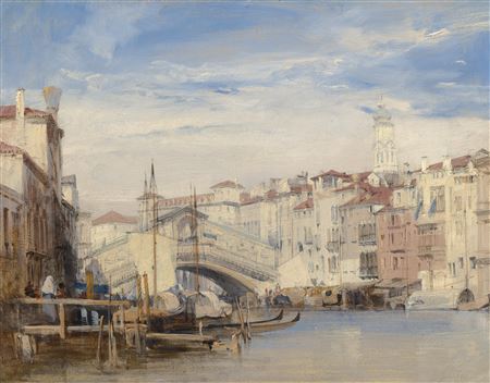 The Rialto, Venice by Richard Parkes Bonington - Auction record, sale price, and art valuation. Compare with similar artists and explore comparable artworks.