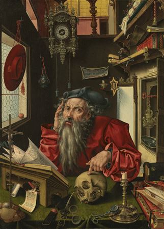 Saint Jerome in his study by Pieter Coecke van Aelst I - Auction record, sale price, and art valuation. Compare with similar artists and explore comparable artworks.