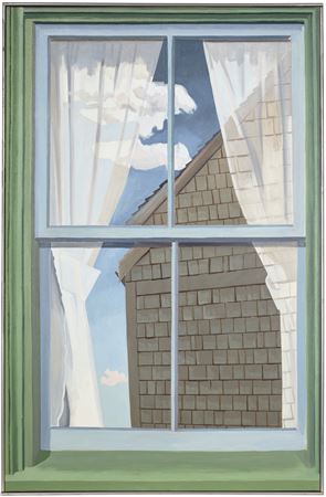 Sample artwork by Lois Dodd (Born 1927), known for landscape, interior, city and genre view painting - View similar artists and auction records
