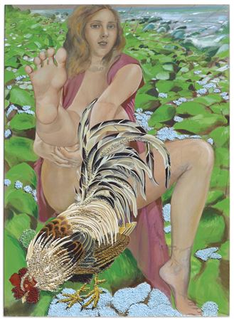 Cocksure by Allison Katz - Auction record, sale price, and art valuation. Compare with similar artists and explore comparable artworks.