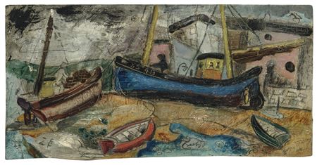Boats in a Harbour, St Ives