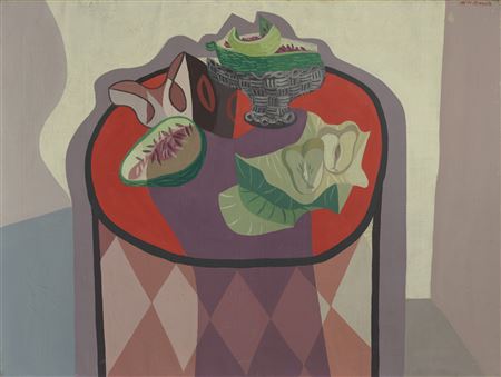 Sample artwork by Robert MacBryde (1913 - 1966), known for painting - View similar artists and auction records