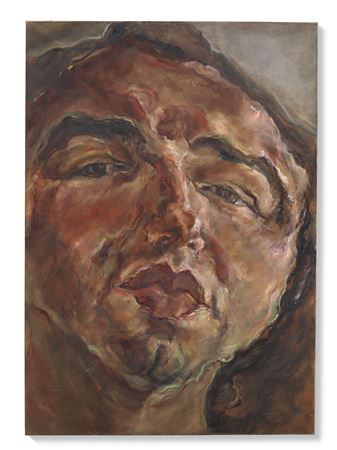 Sample artwork by Marwan (1934 - 2016), known for abstract figure, portrait, landscape and head image painting - View similar artists and auction records