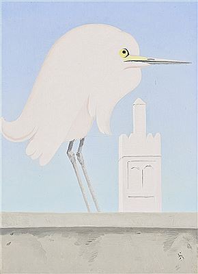 Heron Blanc