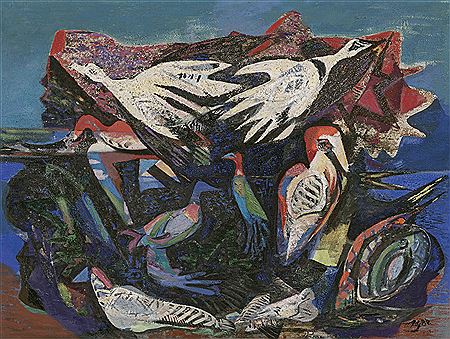 All Birds Pay Homage to the Phoenix by Eileen Forrester Agar - Auction record, sale price, and art valuation. Compare with similar artists and explore comparable artworks.