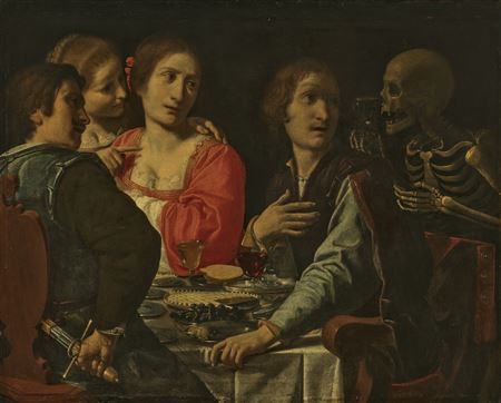 Memento mori: Death comes to the table by Giovanni Martinelli - Auction record, sale price, and art valuation. Compare with similar artists and explore comparable artworks.