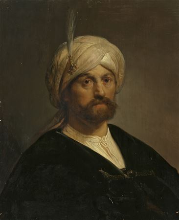 Head of a man, bust-length, wearing a turban and black cloak by Pieter Fransz de Grebber - Auction record, sale price, and art valuation. Compare with similar artists and explore comparable artworks.