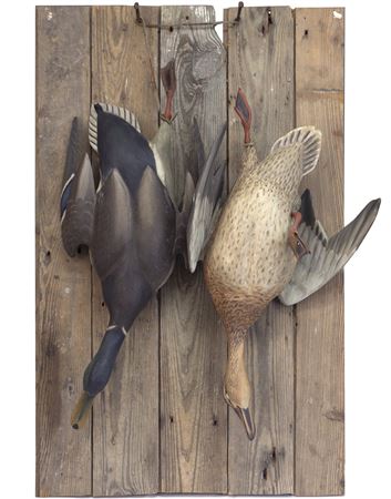 Hanging Mallard Pair