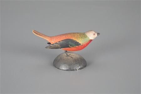Exceedingly Rare Miniature Painted Bunting