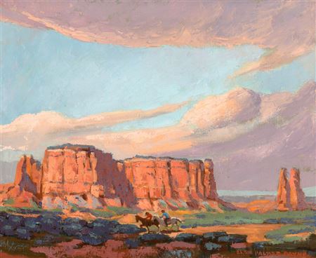"Riders, Monument Valley"