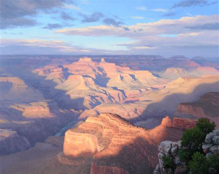 Early Evening at Grand Canyon (2024) by John Dennis Cogan - Auction record, sale price, and art valuation. Compare with similar artists and explore comparable artworks.