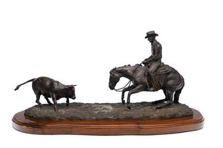 Doc O’Lena and Shorty Freeman by Jim Reno - Auction record, sale price, and art valuation. Compare with similar artists and explore comparable artworks.
