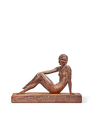 Femme allongée, vers 1930