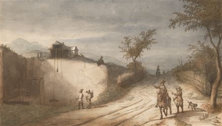 View of a slate quarry in Trélazé, near Angers