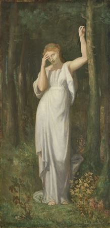 Sample artwork by Pierre Puvis de Chavannes (1824 - 1898), known for symbolist figure and portrait painting, muralist - View similar artists and auction records