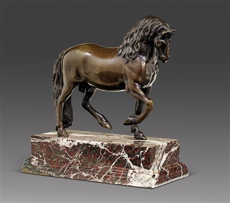 Trotting horse with long mane by Francesco Fanelli - Auction record, sale price, and art valuation. Compare with similar artists and explore comparable artworks.