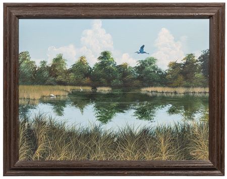 "Marsh With Egrets"
