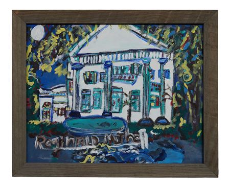 "Moss-covered Oaks in Front of Orton Plantation on Cape Fear River, near Wilmington...."