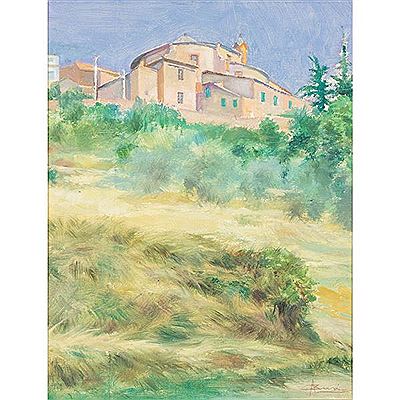 "Scorcio di paese" by Adolpho Busi - Auction record, sale price, and art valuation. Compare with similar artists and explore comparable artworks.